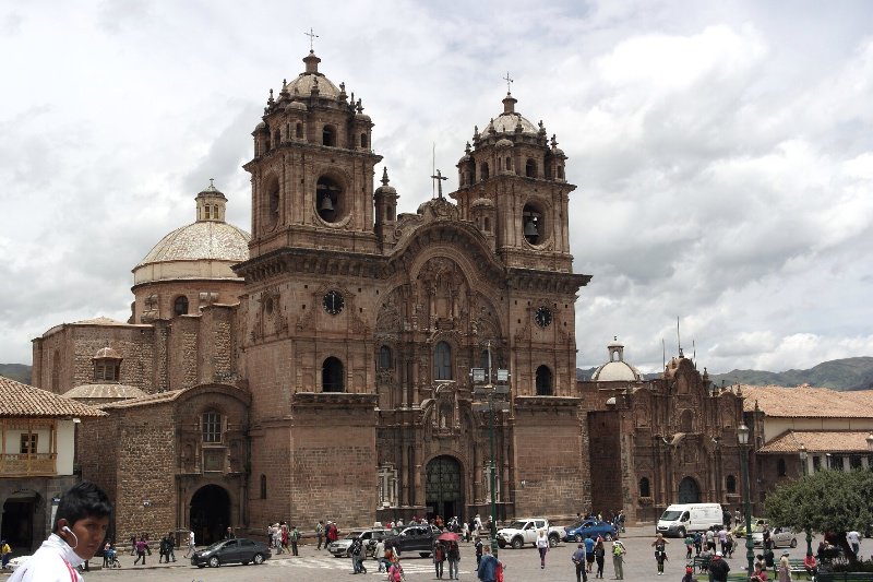 The main square in Cuzco