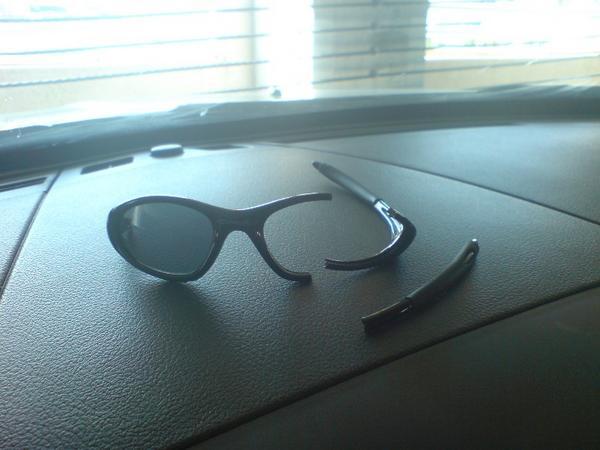 broken sunglasses