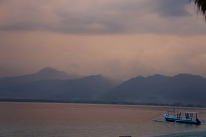 View From Gili Air