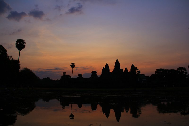 Angkor bei Sonnenaufgang