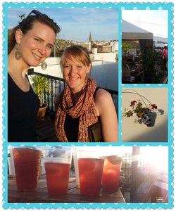 Sangria on the roof!
