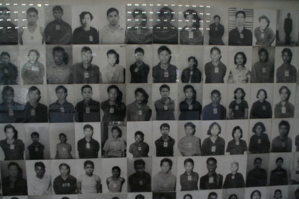 Photos of prisoners/victims of the Khmer Rouge