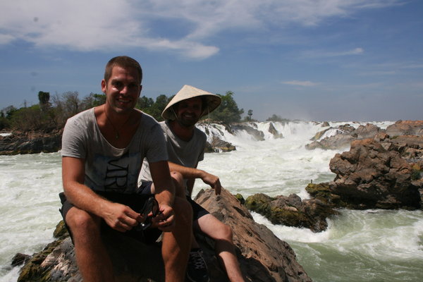 Adam and Ash by the Pearl of the Mekong