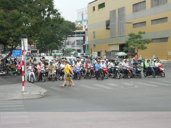 Back to the chaos of Saigon streets