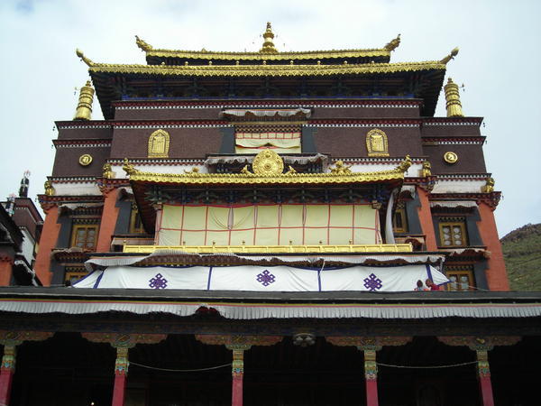 This is where the tomb of the 4th Panchen Lama resides