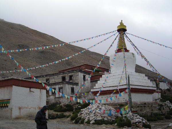 Large stupa at Rongphu