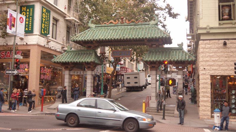 The gates to Chinatown