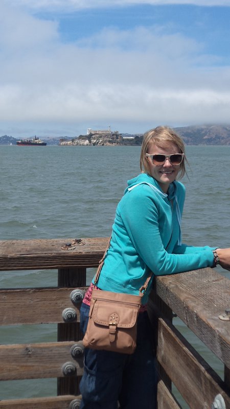 Pier looking across to Alcatraz