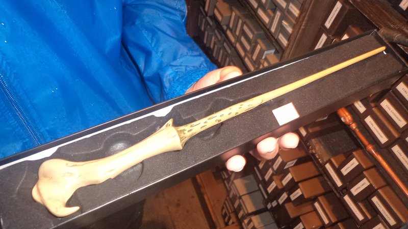 Voldemort's wand - he was too scared to touch it