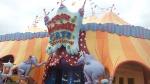 The Circus on Saturday in Cwmparc