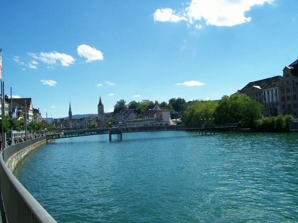 the river in Zuerich