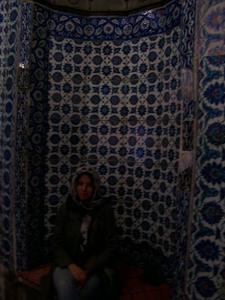 me looking awkward in one of the mosques