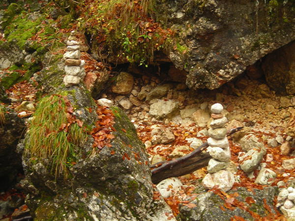 I was told these are called cairns (I think I spelled that right)