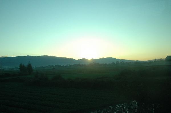 early hours on the way to Zhongdian