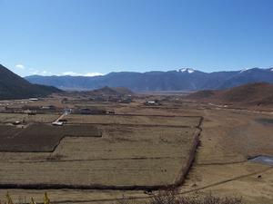 views on route on our glorious bike ride through Zhongdian