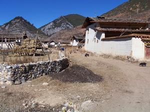 Tibetan farm houses