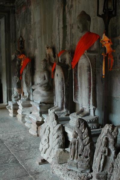 typical sight inside the Wat
