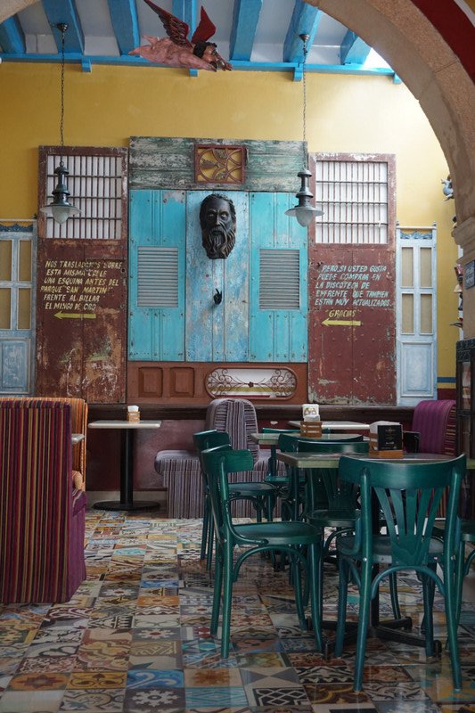 Hippes Café in Campeche