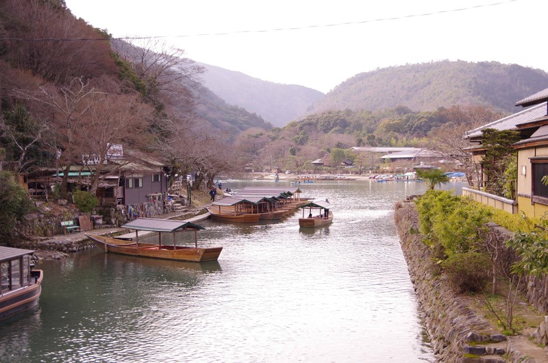 Am Flussufer in Arashiyama