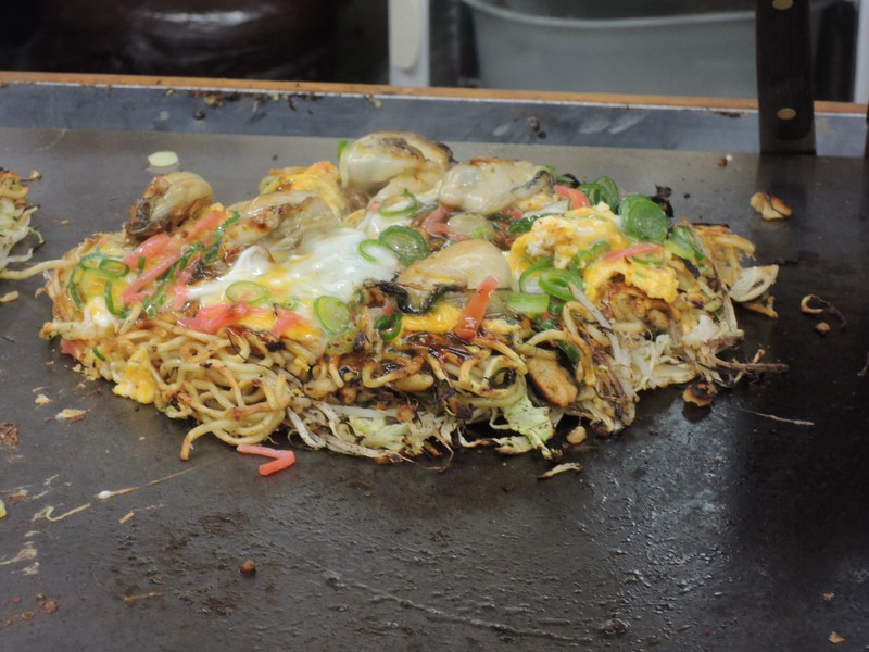 Mein fertiges Okonomiyaki