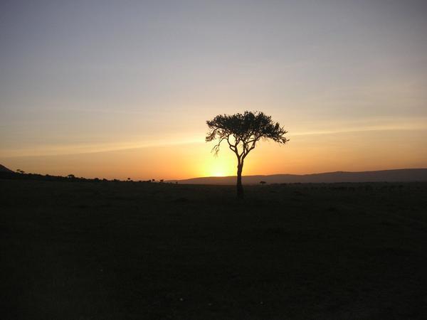 Sunrise over Africa