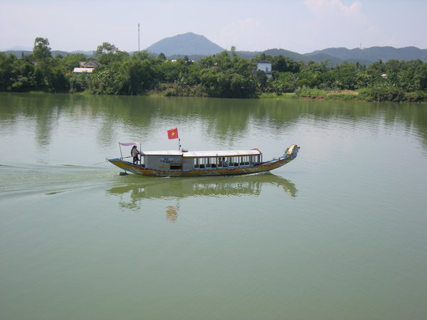 dragon boat on the Perfume River