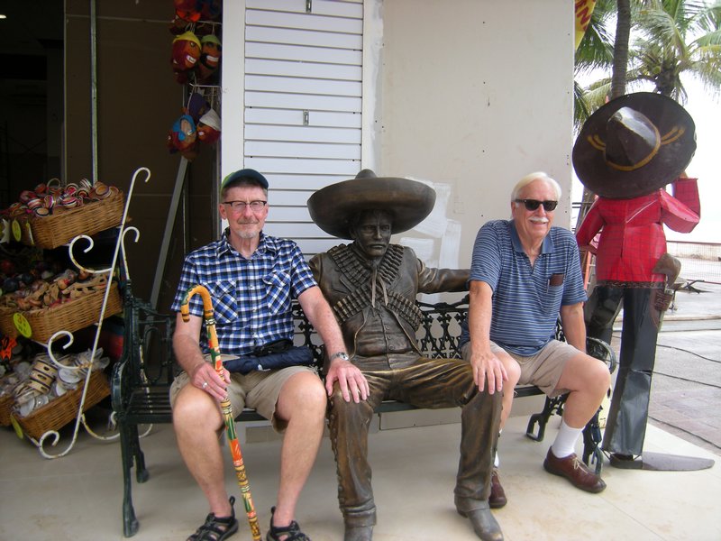 Jenohn, Bill and friend in Puerto Vallarta