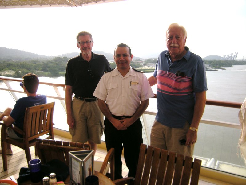 Jenohn, Josh & Bill aboard Infinity