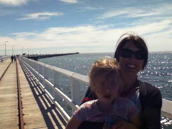 Simone and Kate- Busselton Jetty