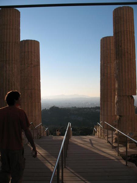 Exiting the Acropolis