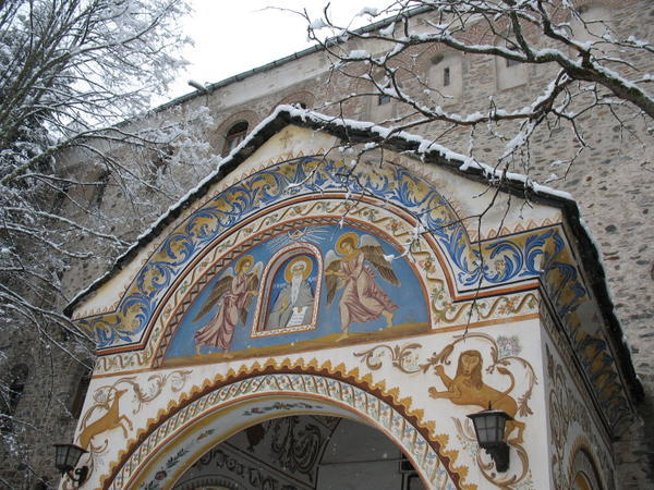 Paintings in the snow