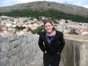 On top of the walls of Dubrovnik