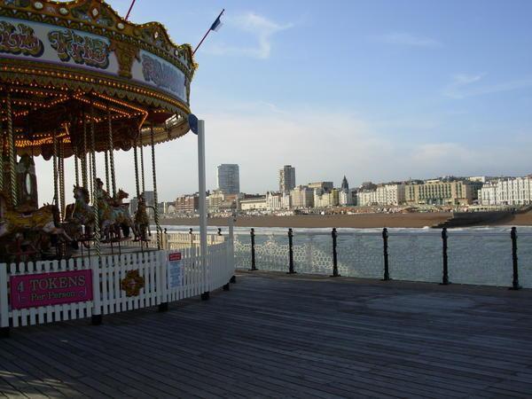 Carousel overlooking Brighton
