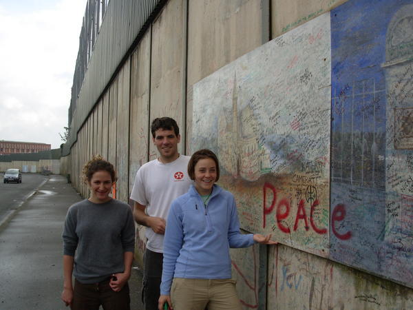 Peace Wall to keep the sides apart