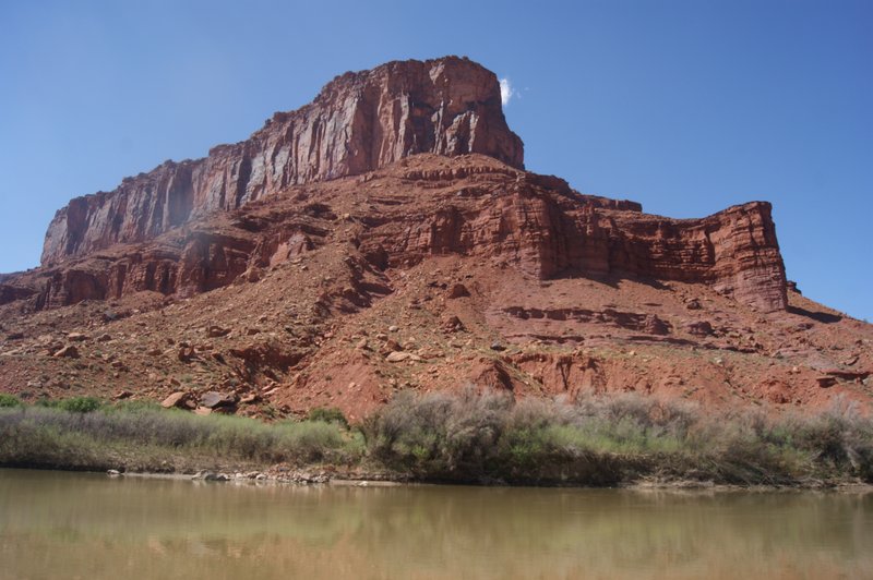 My camp outside Moab, right next to the Colorado RIver