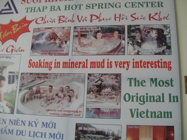 Mineral Mud bath advert