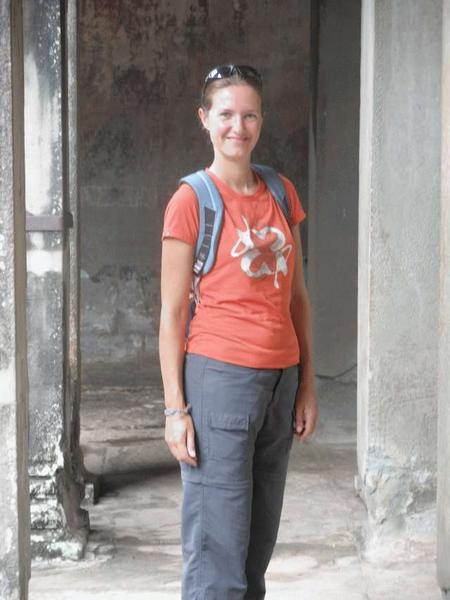 Becky at Angkor