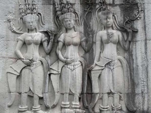 Nymphs at Angkor