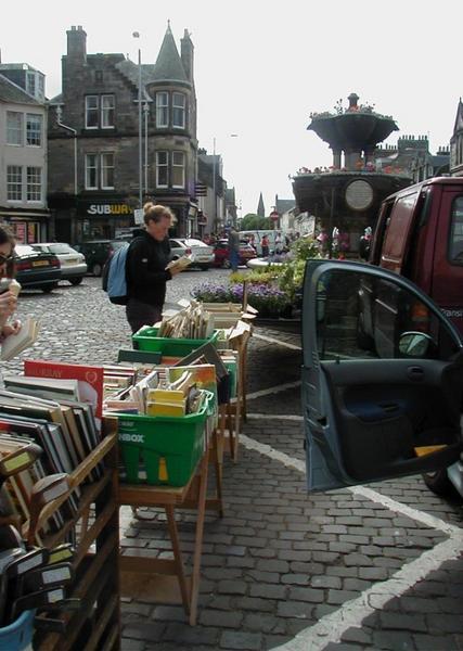 A street book shop