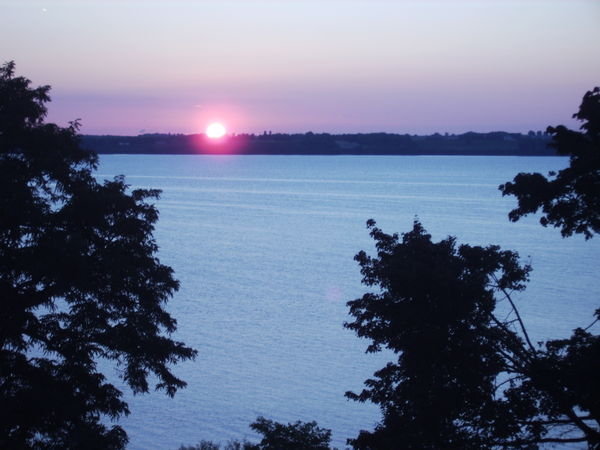 sunrise over Seneca Lake!