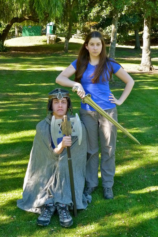 Gimli and Arwen