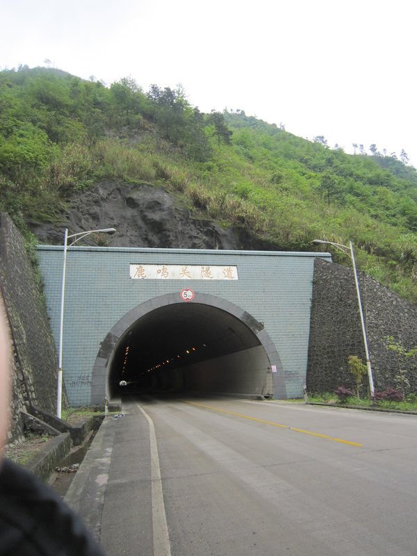 A tunnel at the top of the hill!