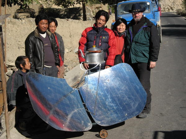 Tibetische Solarkocher