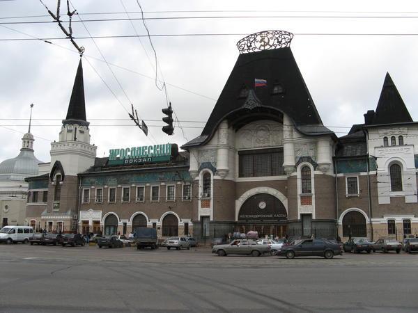 Jaroslawer Bahnhof in Moskau