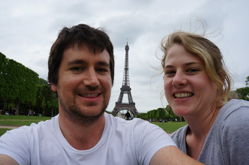 Us at the Eiffel Tower!