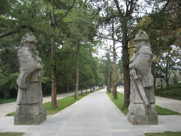 Statues by the Ming Tomb, Nanjing
