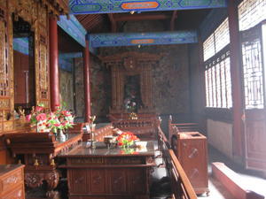 Inside the Taoist Temple
