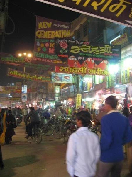 Varanasi night scene