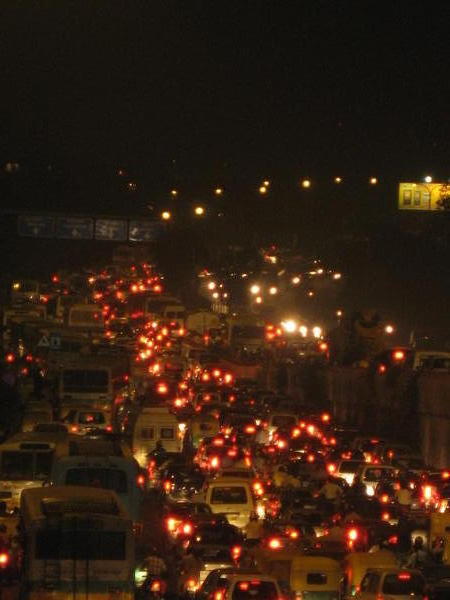 Delhi rush hour
