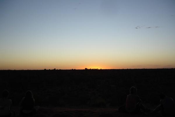 Taking in our last view of the outback